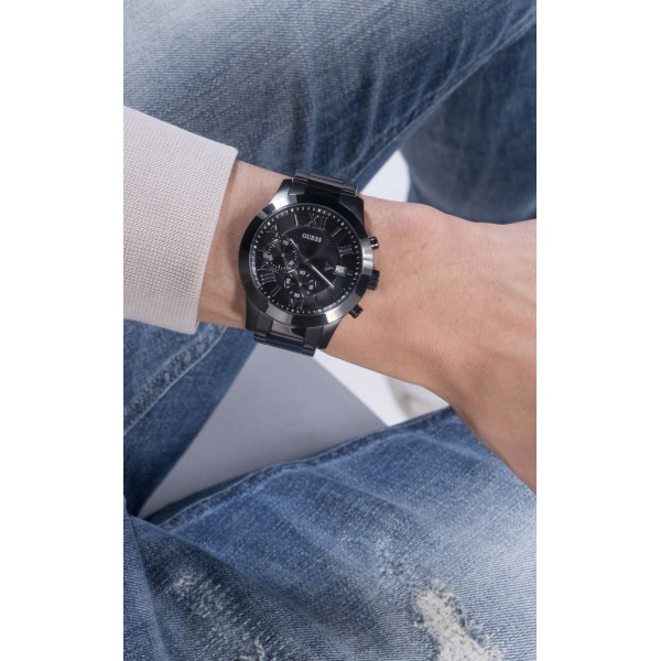 Ανδρικό Ρολόι Quartz Ακριβείας GUESS ATLAS