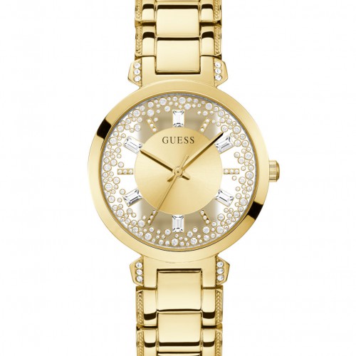 Γυναικείο Ρολόι Quartz Ακριβείας GUESS CRYSTAL CLEAR