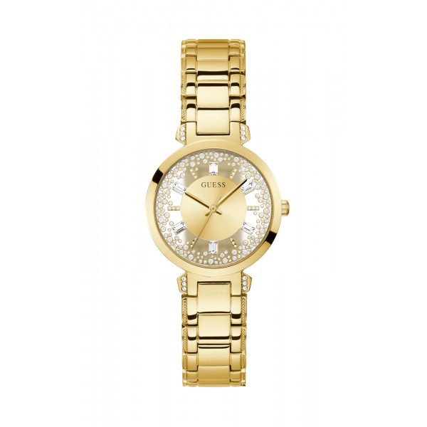 Γυναικείο Ρολόι Quartz Ακριβείας GUESS CRYSTAL CLEAR
